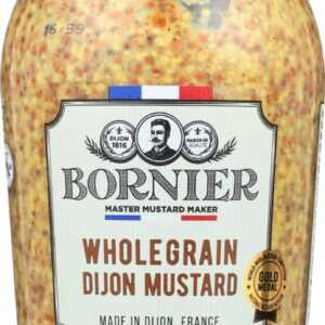BORNIER: Whole Grain Dijon Mustard, 7.4 oz