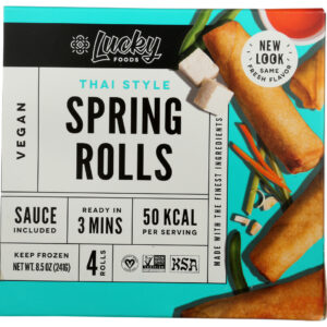 LUCKY: Thai Style Spring Rolls, 8.50 oz