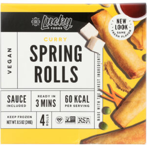 LUCKY: Curry Spring Rolls, 8.5 oz