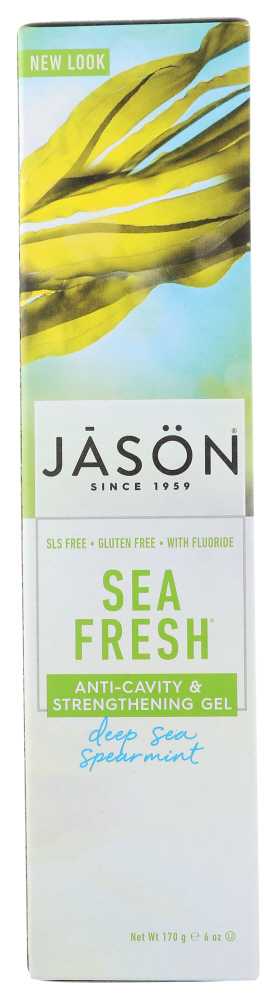 JASON: Sea Fresh Strengthening Anticavity CoQ10 Gel Toothpaste, 6 oz