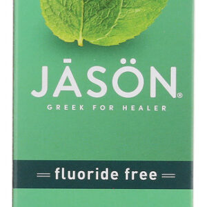 JASON: Toothpaste Spearmint Fluoride Free, 4.2 OZ