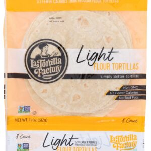 LA TORTILLA FACTORY: Light Flour Tortillas, 11 oz