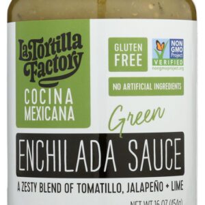 LA TORTILLA FACTORY: Sauce Green Enchilada, 16 oz