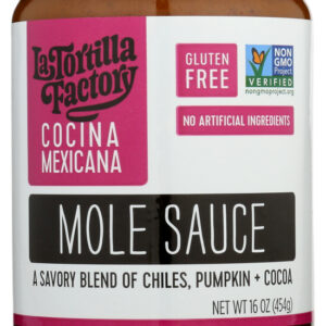 LA TORTILLA FACTORY: Sauce Mole, 16 oz