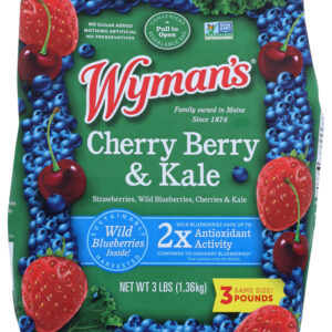 WYMAN'S: Strawberries, Blueberries & Cherries With Kale, 3 lbs