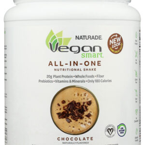 NATURADE: VeganSmart All-In-One Nutritional Shake Chocolate, 24.3 oz