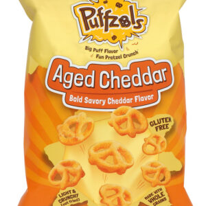 UNIQUE: Aged Cheddar Puffzels, 4.8 oz