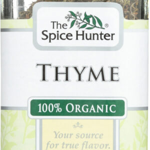 SPICE HUNTER: 100% Organic Thyme, 0.6 oz
