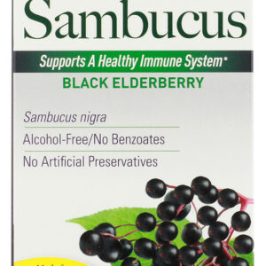 NATURE'S ANSWER: Sambucus Nigra Black Elder Berry Extract 5000 mg, 8 oz