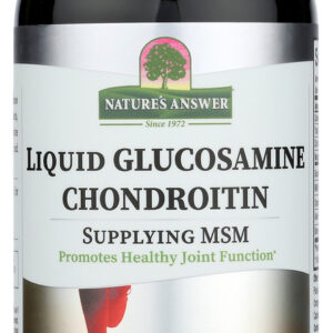 NATURES ANSWER: Glucosamine and Chondroitin Liquid, 16 oz