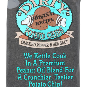 DIRTY POTATO CHIP: Chip Potato Cracked Pepper Sea Salt, 5 oz