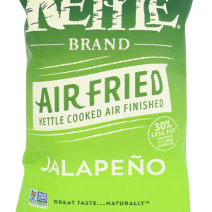 KETTLE FOODS: Air Fried Jalapeno Potato Chips, 4.25 oz