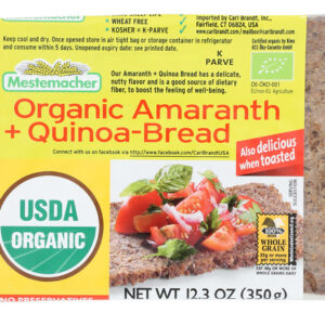 MESTEMACHER: Bread Amaranth Quinoa Organic, 12.3 oz