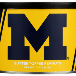 VIRGINIA PEANUT: University of Michigan Butter Toffee Peanuts, 10 oz