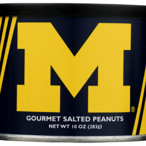 VIRGINIA PEANUT: University of Michigan Gourmet Salted Peanuts, 10 oz