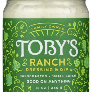 TOBYS: Ranch Dressing And Dip, 12 oz
