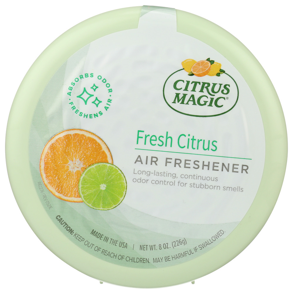 CITRUS MAGIC: Solid Air Freshener Fresh Citrus, 8 oz