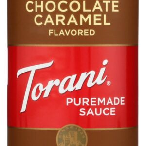 TORANI: Sauce Squeezed Salted Chocolate Caramel, 16.5 oz