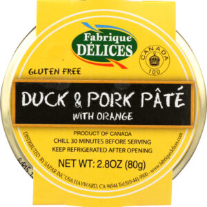 FABRIQUE DELICES: Duck & Pork Pate with Orange, 2.8 oz