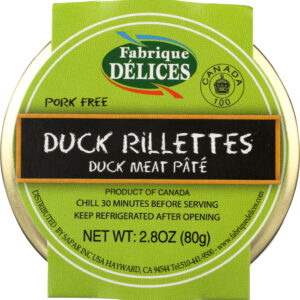 FABRIQUE DELICES: Duck Rillettes Glass Jar, 2.8 oz
