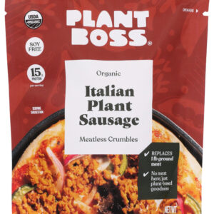 PLANT BOSS: Italian Plant Sausage, 3.35 oz