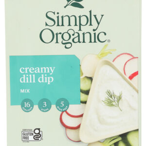 SIMPLY ORGANIC: Creamy Dill Dip Mix, 0.7 Oz
