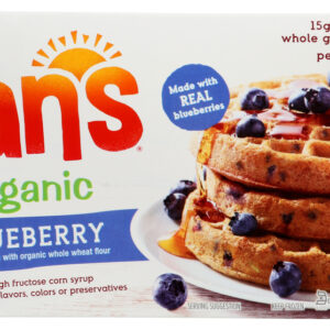 VAN'S: Whole Grain Organic Blueberry Waffles, 8.5 oz