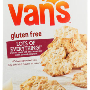 VANS: Natural Foods Gluten Free Lots Of Everything Crispy Whole Grain Baked Crackers, 5 Oz