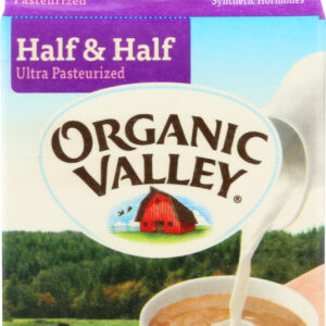 ORGANIC VALLEY: Organic Half & Half Ultra Pasteurized, 16 oz