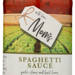MOM'S: Spaghetti Sauce Fresh Garlic & Basil, 14 oz
