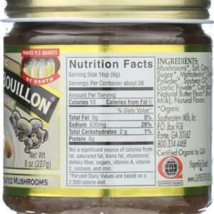 BETTER THAN BOUILLON: Base Mushroom Organic, 8 oz