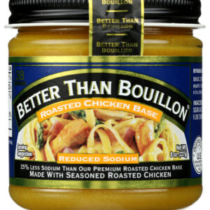 BETTER THAN BOUILLON: Reduced Sodium Roasted Chicken Base, 8 oz
