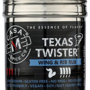 CASA M SPICE: Rub Tx Twstr Wing Rib Ss, 5.75 oz