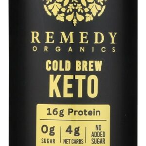 REMEDY ORGANICS: Coffee Cold Brew Keto, 12 oz