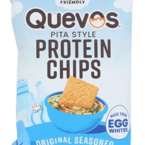 QUEVOS: Pita Protein Chip Orgnal, 3.2 OZ