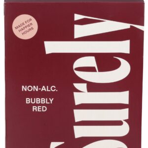 SURELY: Wine Na Bubbly Red 4Pk, 34 FO