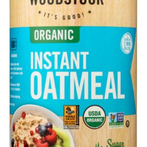 WOODSTOCK: Oatmeal Instant Org, 16 OZ