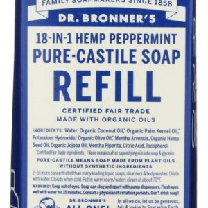 DR. BRONNER'S: Soap Refill Peppermint , 32 fo