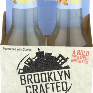 BROOKLYN CRAFTED: Ginger Ale Sugar Free 4Pk, 48 FO