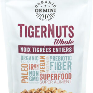 ORGANIC GEMINI: Nut Tigernuts Whole Snack, 12 oz