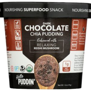 HELLO PUDDIN: Pudding Chia Dk Ch Reishi, 1.2 oz