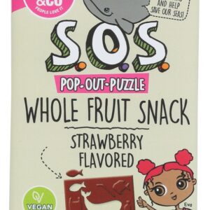 SOS FRUIT SNACKS: Fruit Snacks Strwbrry, 3.5 OZ