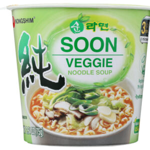 NONG SHIM: Noodle Cup Soon Veggie, 2.64 oz