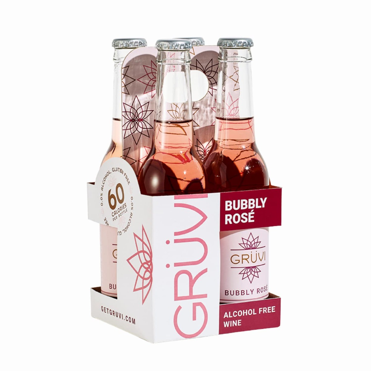 GRUVI: Rose Bubbly Na 4Pk, 37.2 FO