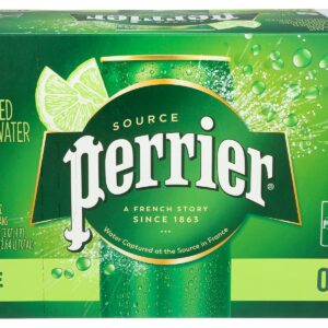 PERRIER: Lime Sparkling Water 8Pk, 89.2 fo