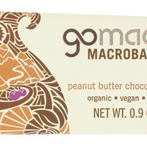 GOMACRO: Peanut Butter Chocolate Chip Bar Mini, 0.9 oz