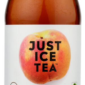 EAT THE CHANGE: Just Ice Tea Peach Oolong Tea, 16 fo