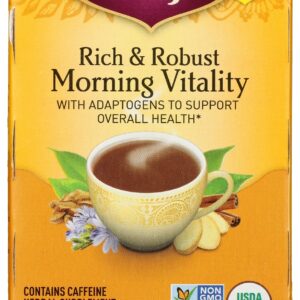 YOGI TEAS: Tea Morning Vitality Org, 16 bg