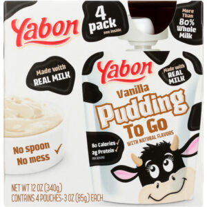 YABON: Pudding Vanilla To Go, 12 OZ