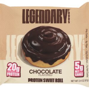 LEGENDARY FOODS: Protein Sweet Rolls Choc, 2.4 oz